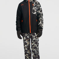 FWC'Cruz Block wintersportjas | Black/Beige Quarry