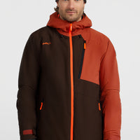 FWC'Cruz Block wintersportjas | Coffee Bean Colour Block