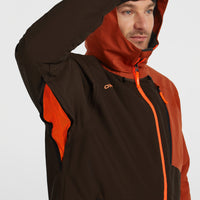 FWC'Cruz Block wintersportjas | Coffee Bean Colour Block