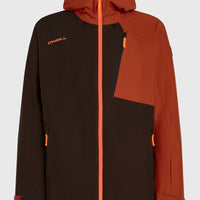 FWC'Cruz Block wintersportjas | Coffee Bean Colour Block