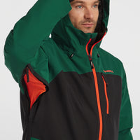 FWC'Cruz Duo wintersportjas | Emerald Envy Colour Block