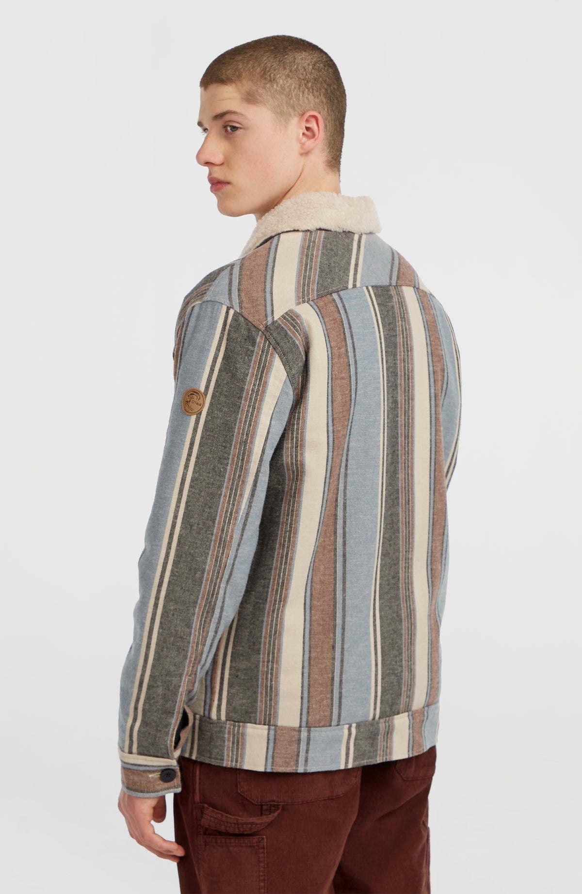 O'Riginals jas met fleecevoering | Blue Vintage O'Neill Stripe