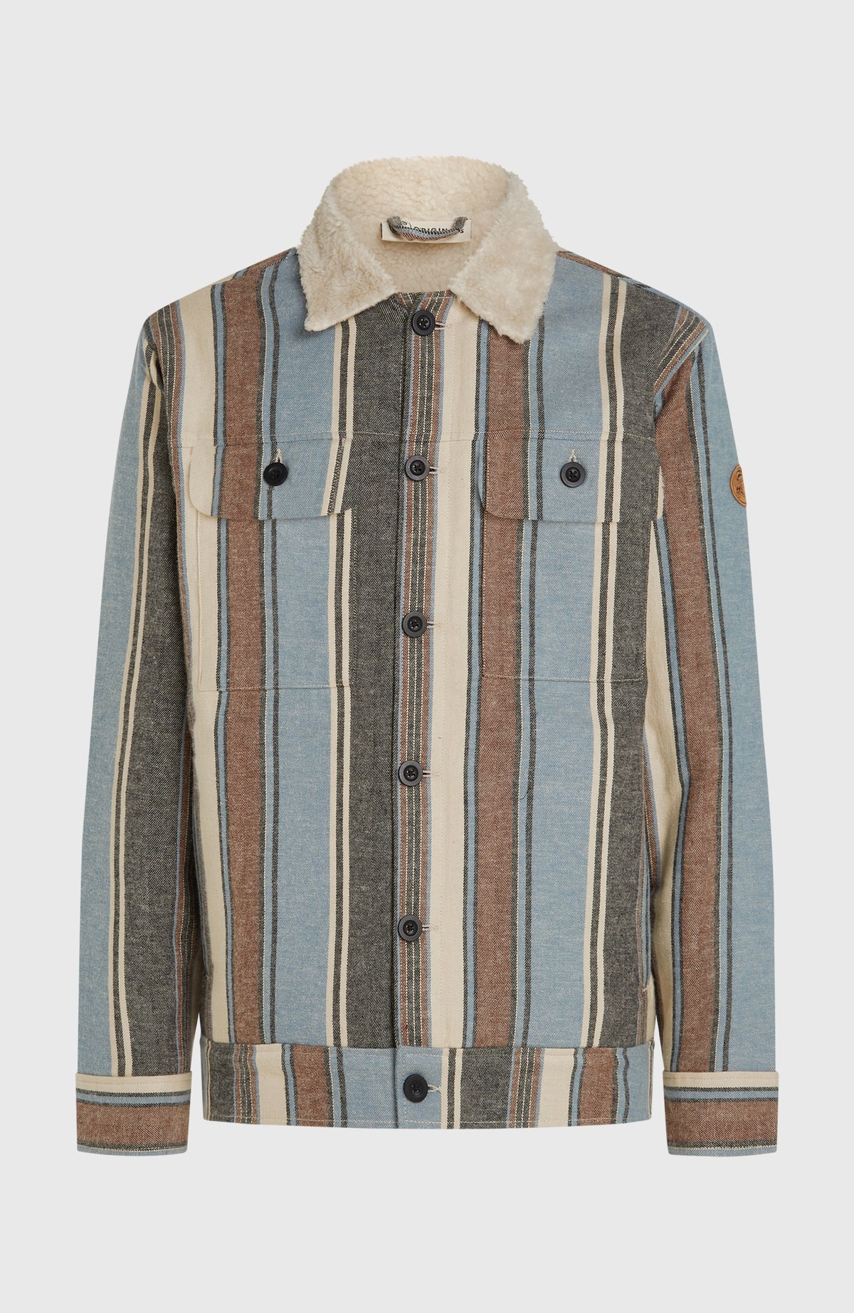 O'Riginals jas met fleecevoering | Blue Vintage O'Neill Stripe