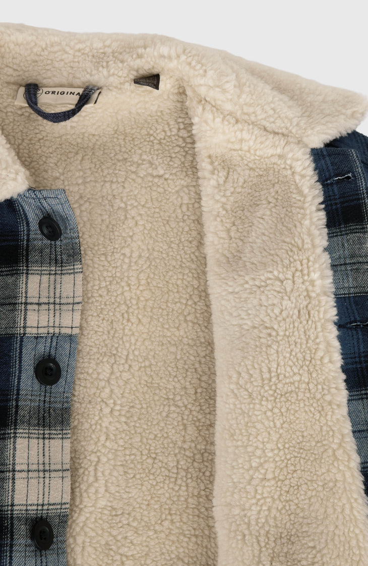 O'Riginals jas met fleecevoering | Mozart Blue Check