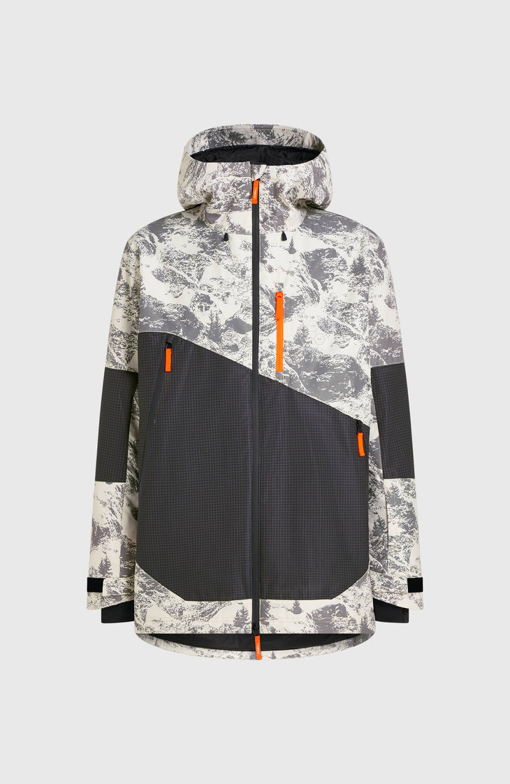 FWC'Peak Fire wintersportjas | Grey Mountain Landscape