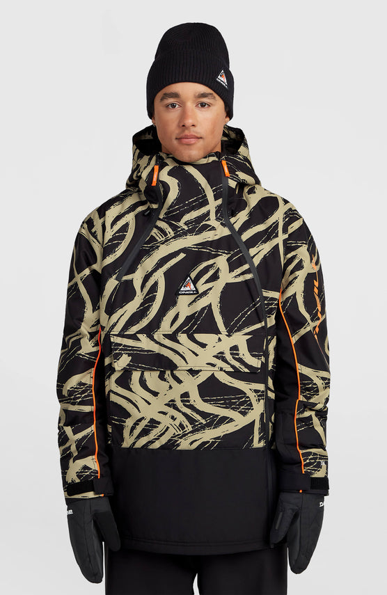 FWC'Play Asymmetric wintersportjas | Beige Snowtracks