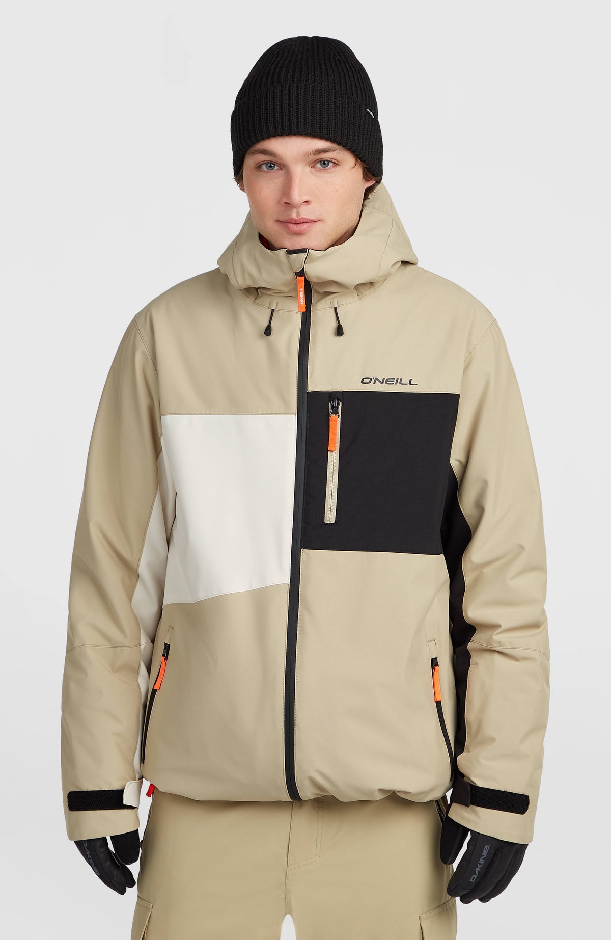FWC'Cruz Triple wintersportjas | Olive Blush Colour Block