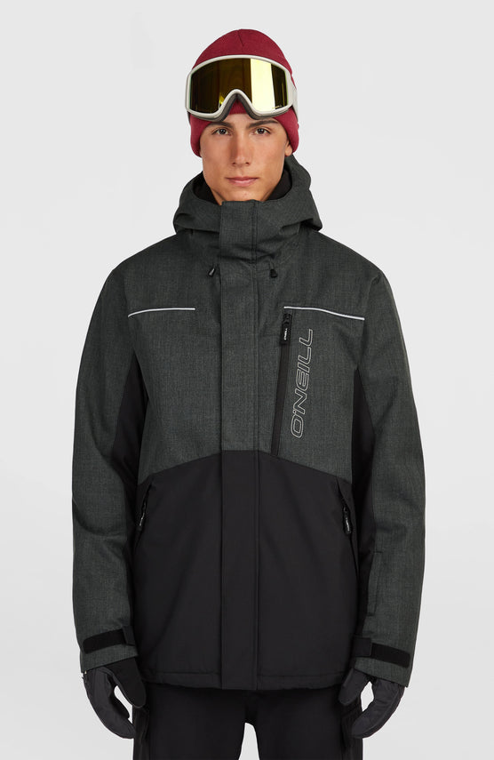 FWC'Cruz Melange wintersportjas | Black Out Colour Block