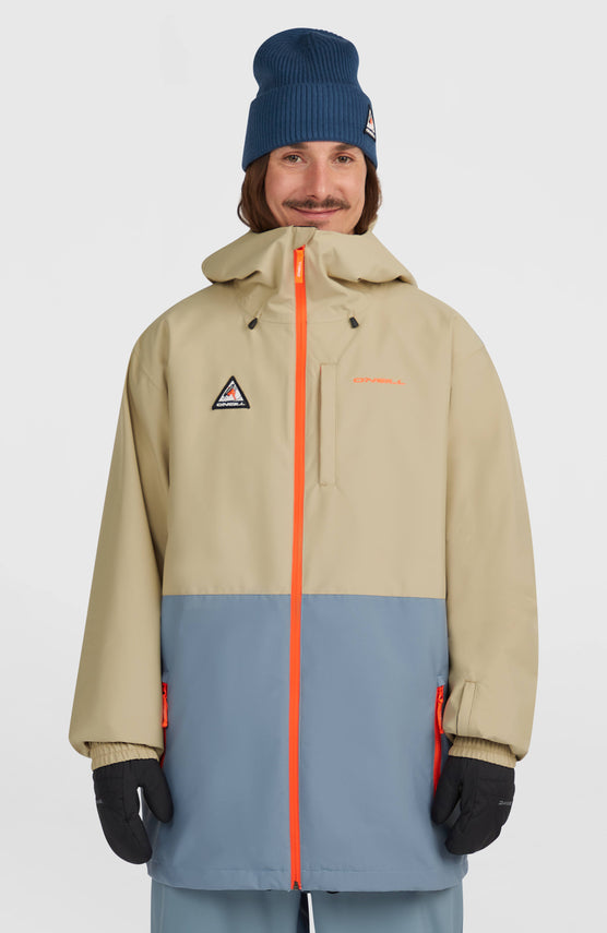 FWC'Play Park wintersportjas | Olive Blush Colour Block