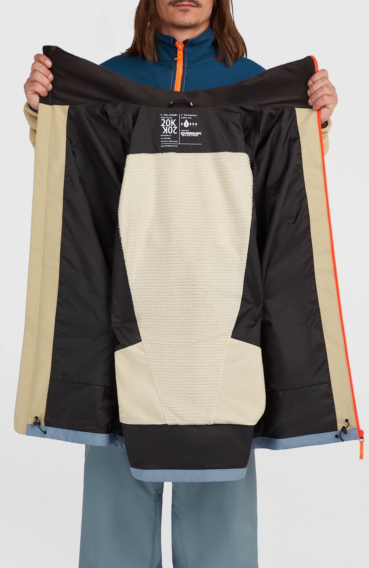 FWC'Play Park wintersportjas | Olive Blush Colour Block