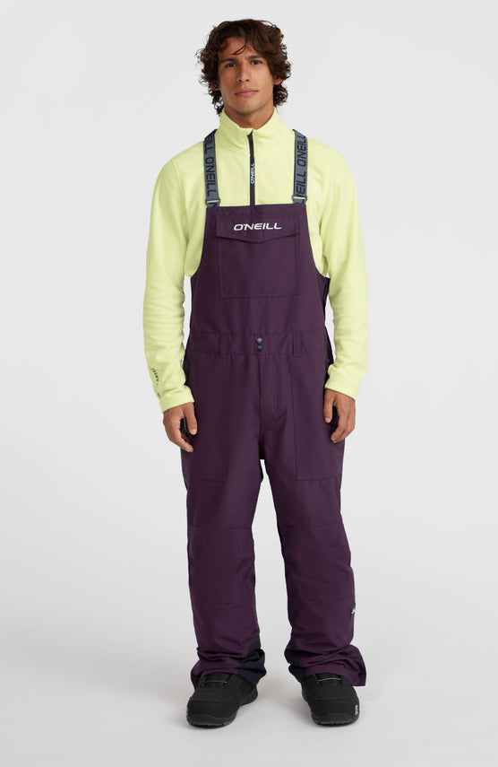 O'Riginals Bib Loose wintersportbroek | Aubergine