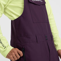 O'Riginals Bib Loose wintersportbroek | Aubergine