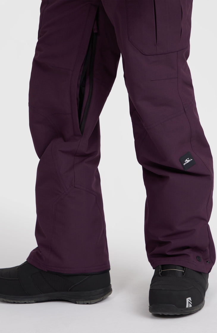 Utility Pro Regular wintersportbroek | Aubergine