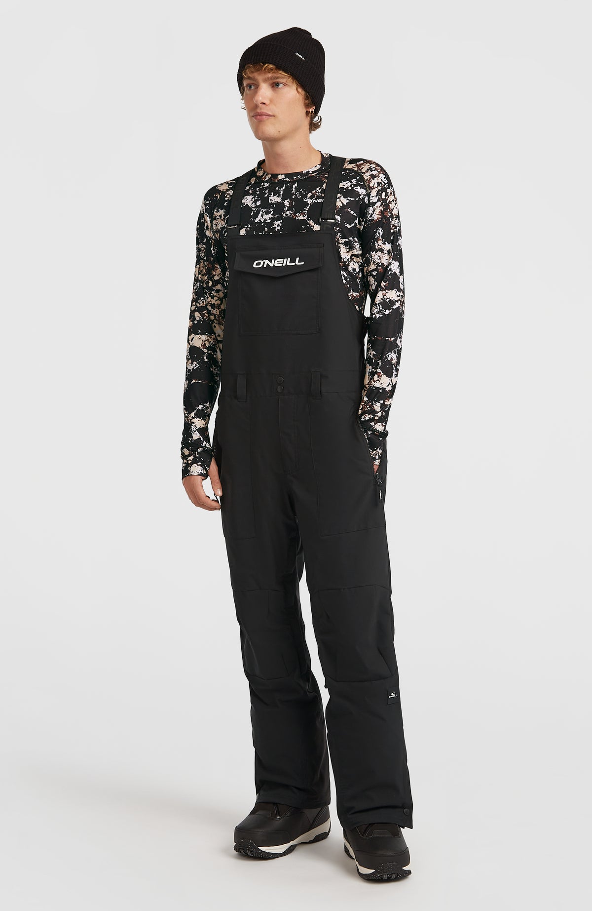 FWC'Peak Bib wintersportbroek | Black Out