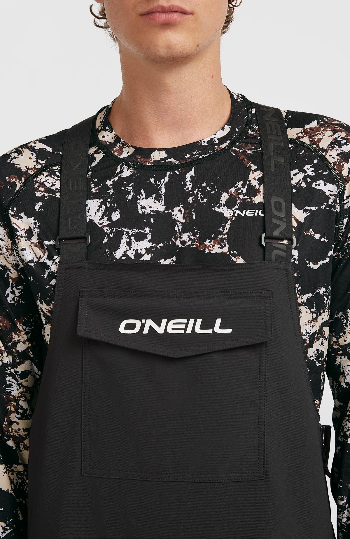 FWC'Peak Bib wintersportbroek | Black Out