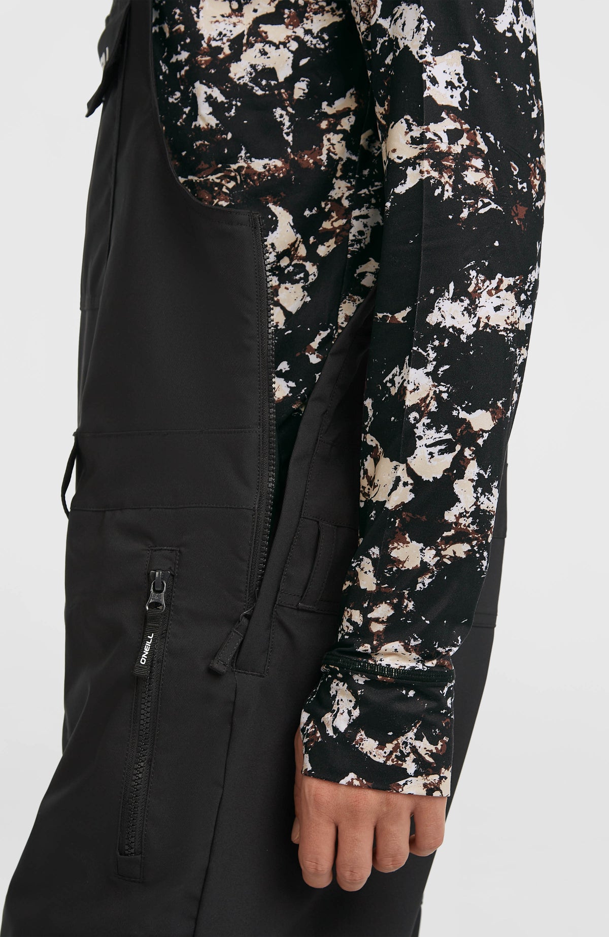 FWC'Peak Bib wintersportbroek | Black Out