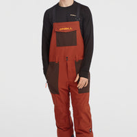 FWC'Peak Bib wintersportbroek | Bonfire Colour Block