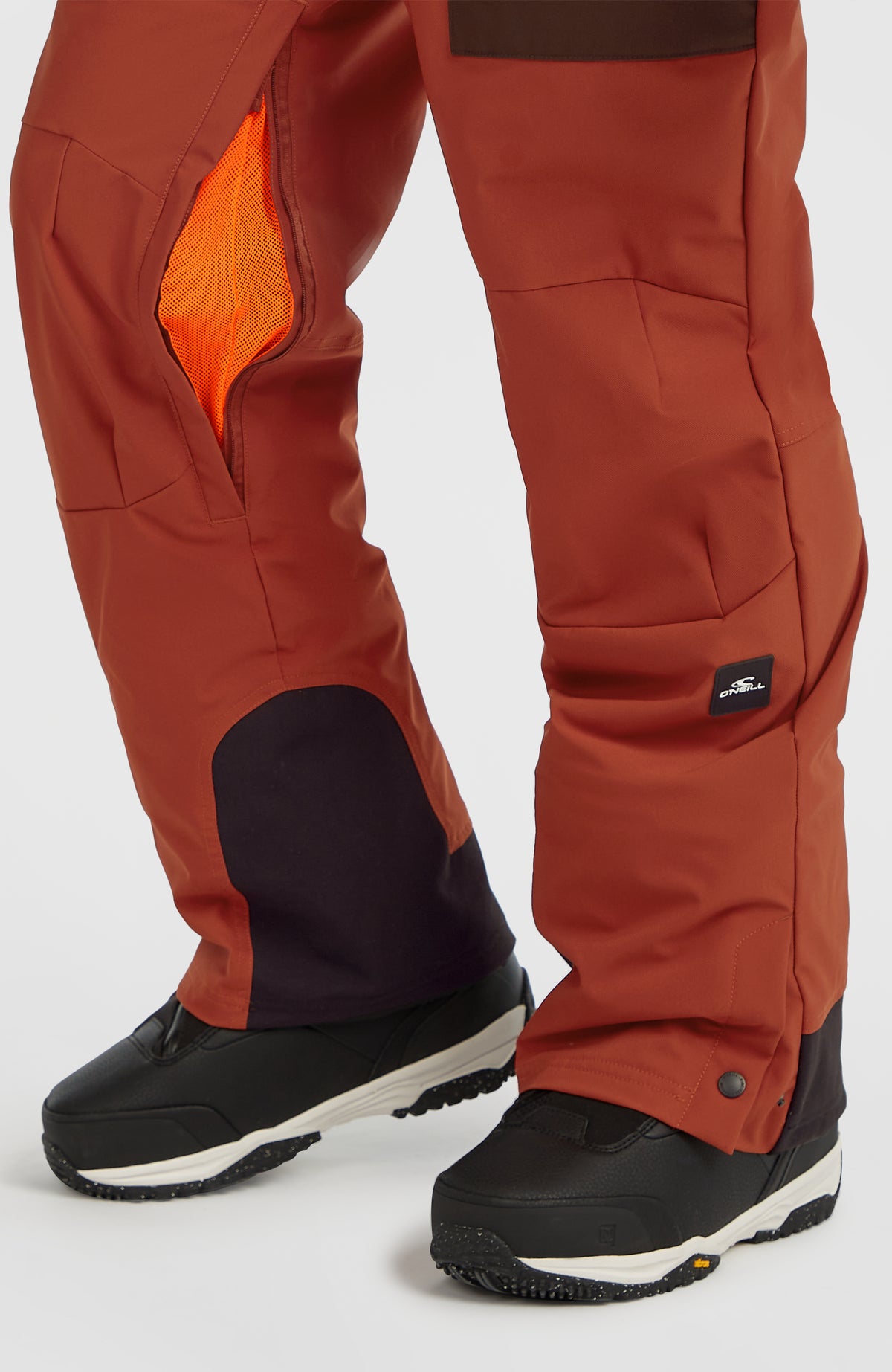 FWC'Peak Bib wintersportbroek | Bonfire Colour Block