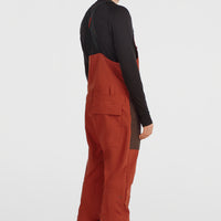 FWC'Peak Bib wintersportbroek | Bonfire Colour Block