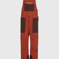 FWC'Peak Bib wintersportbroek | Bonfire Colour Block