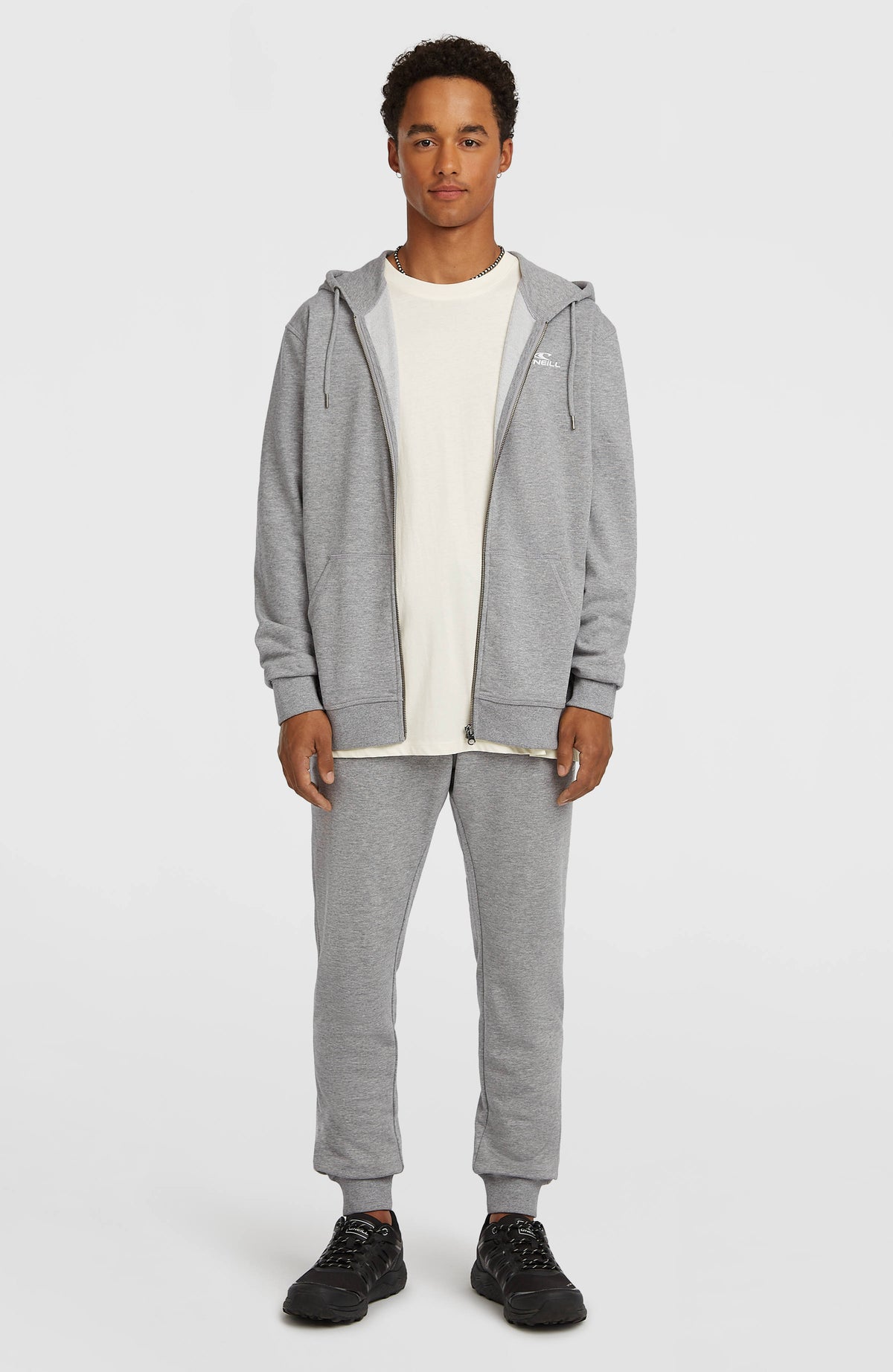 Small Logo joggingbroek | Silver Melee
