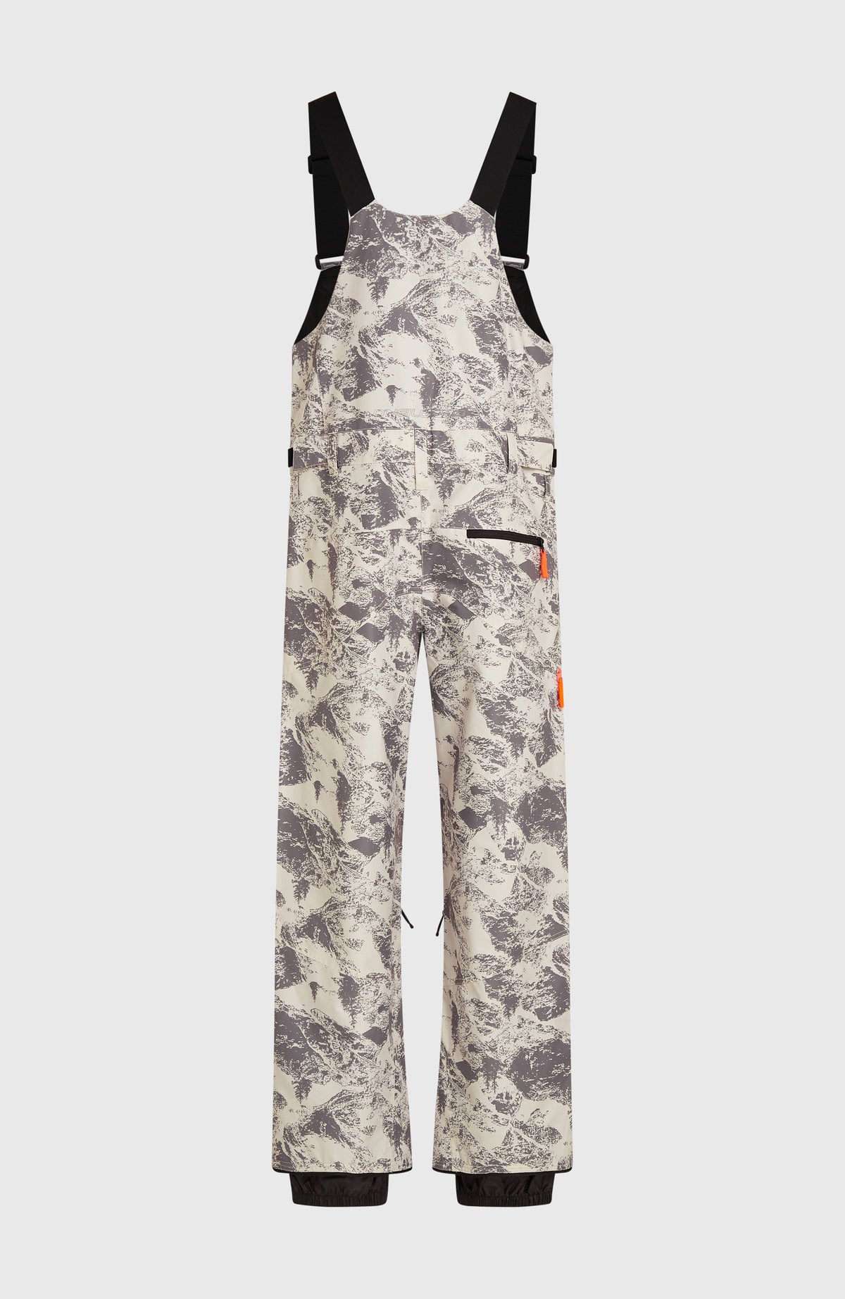 FWC'Peak Bib wintersportbroek | Grey Mountain Landscape