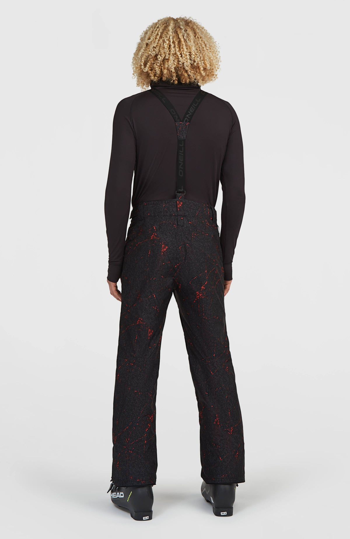 FWC'Cruz wintersportbroek met bretels | Black Basalt