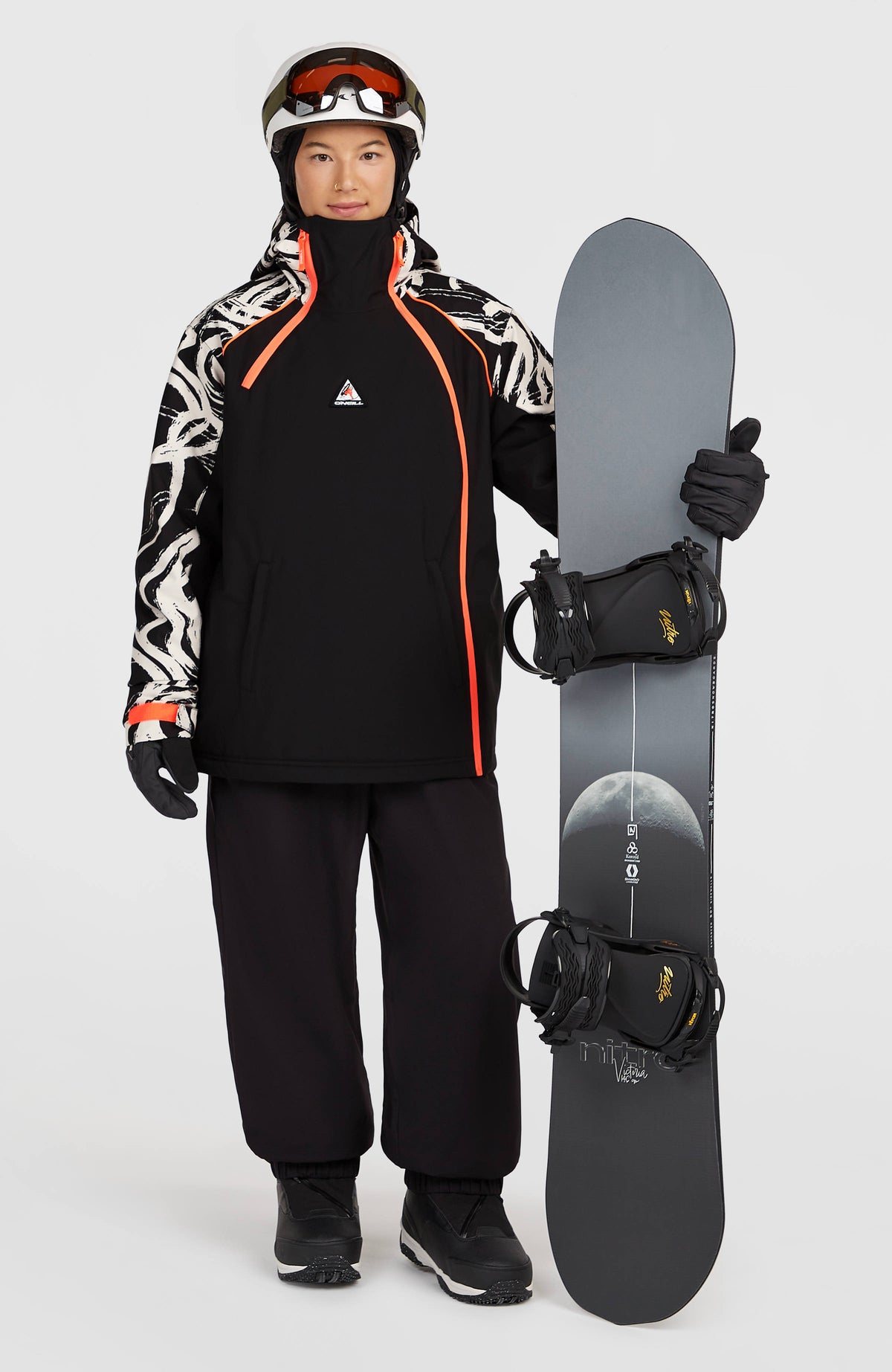 FWC Crusher wintersportbroek | Black Out