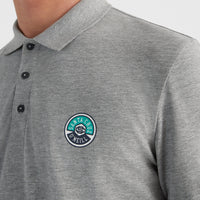 Surf State Poloshirt | Silver Melee