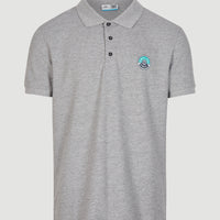 Surf State Poloshirt | Silver Melee