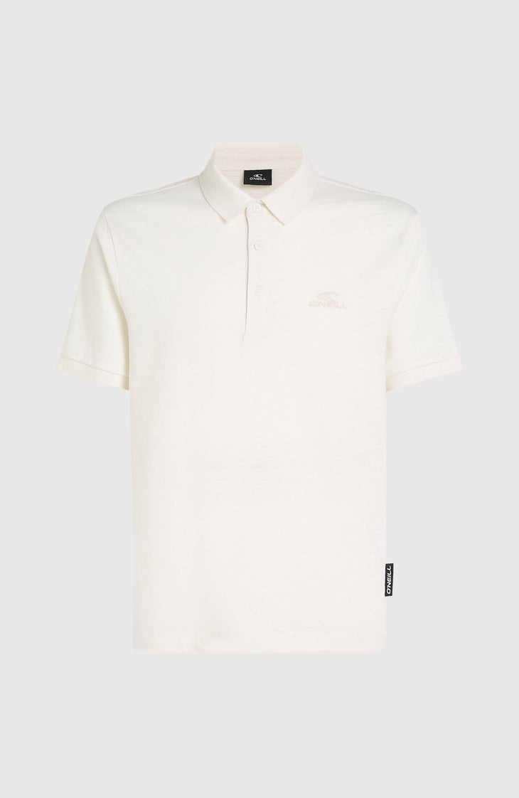 Slub Small Logo polo | Snow White
