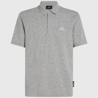 Small Logo polo | Silver Melee