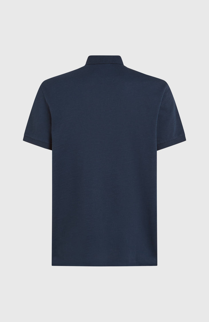 Slub polo | Ink Blue