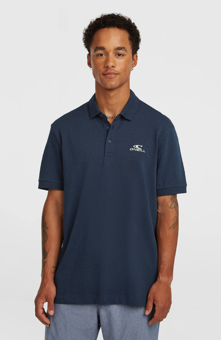 Slub polo | Ink Blue