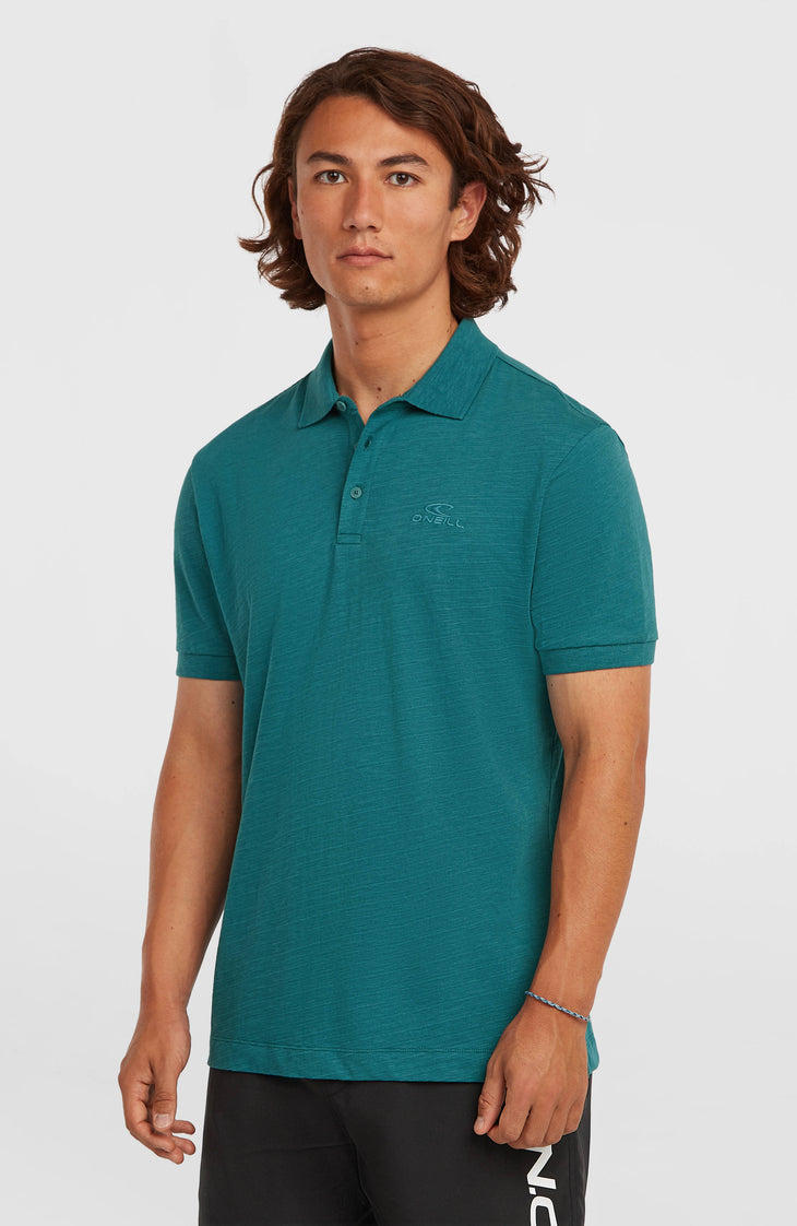 Slub polo | Botanical Heat