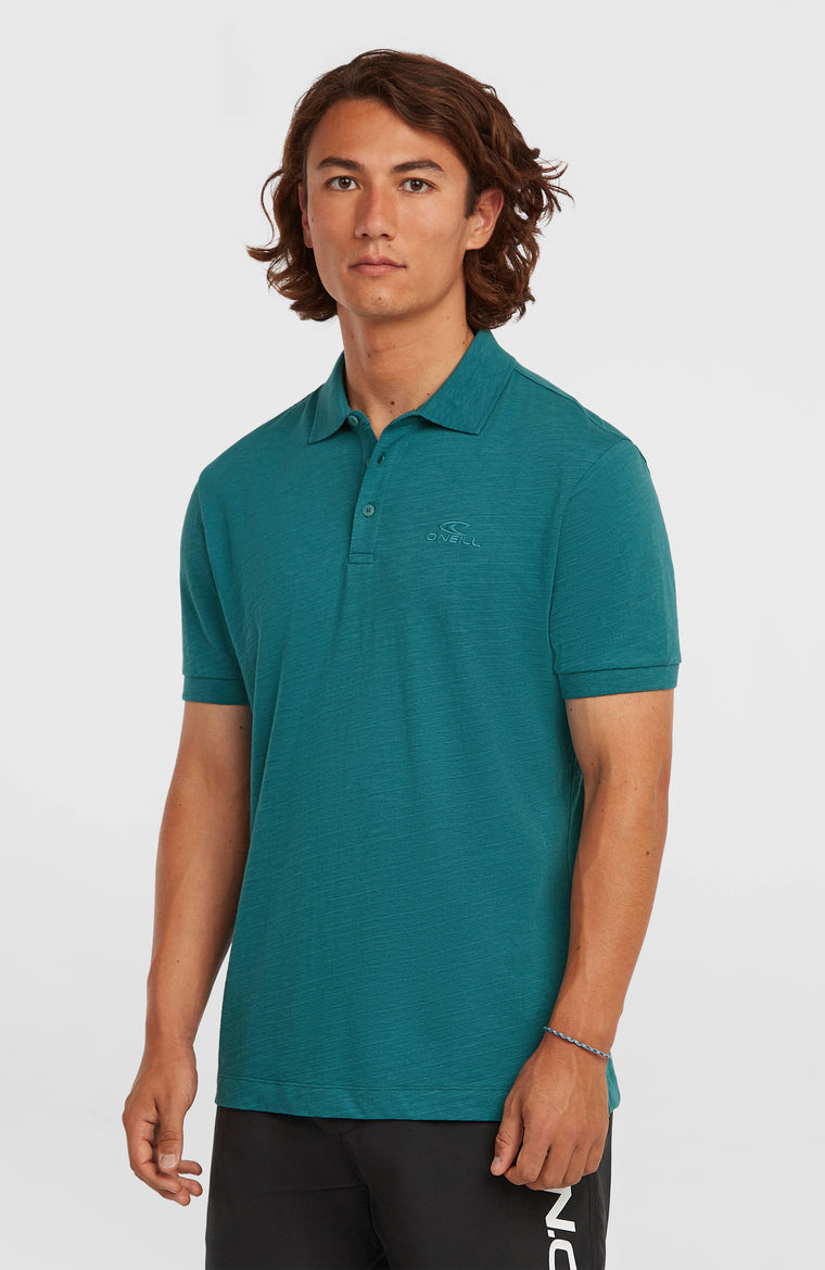 Slub polo | Botanical Heat