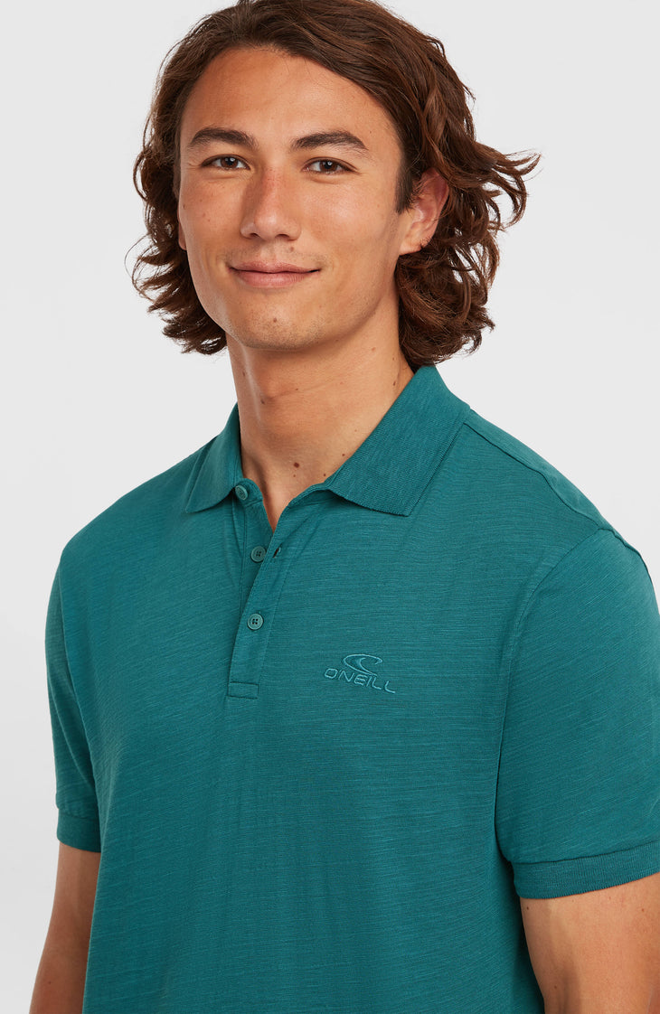 Slub polo | Botanical Heat