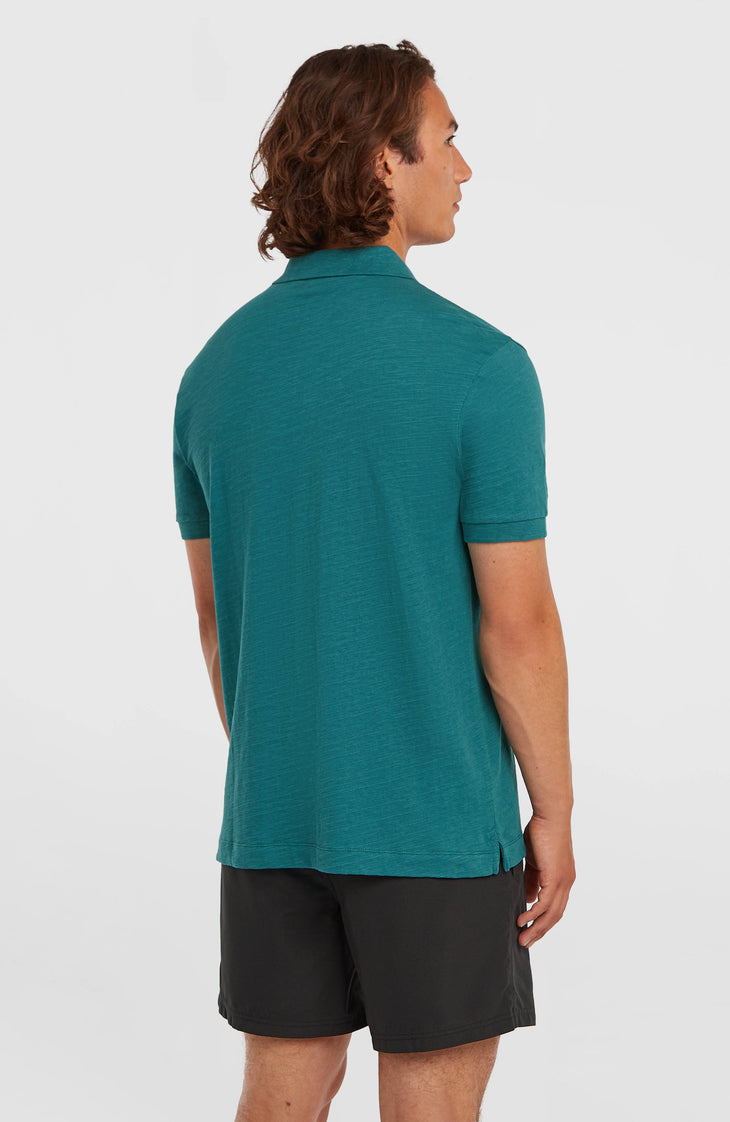 Slub polo | Botanical Heat