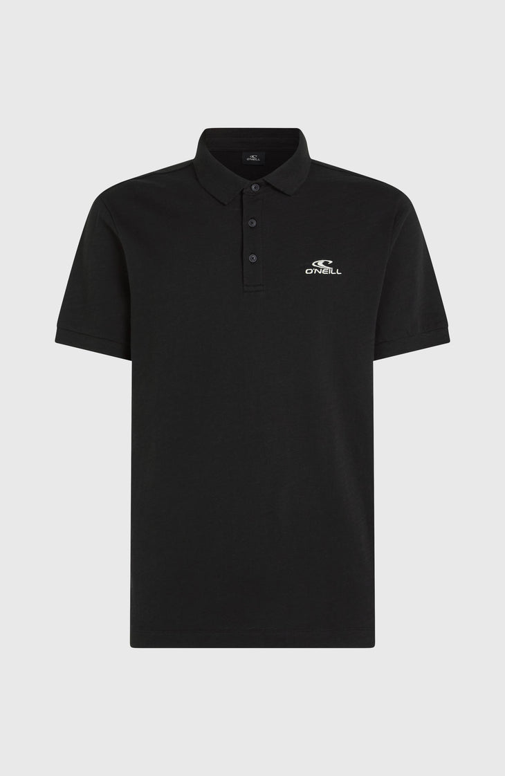 Slub polo | Black Out