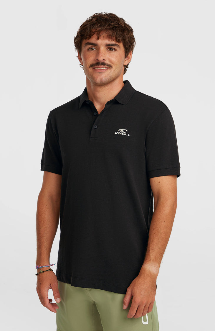 Slub polo | Black Out