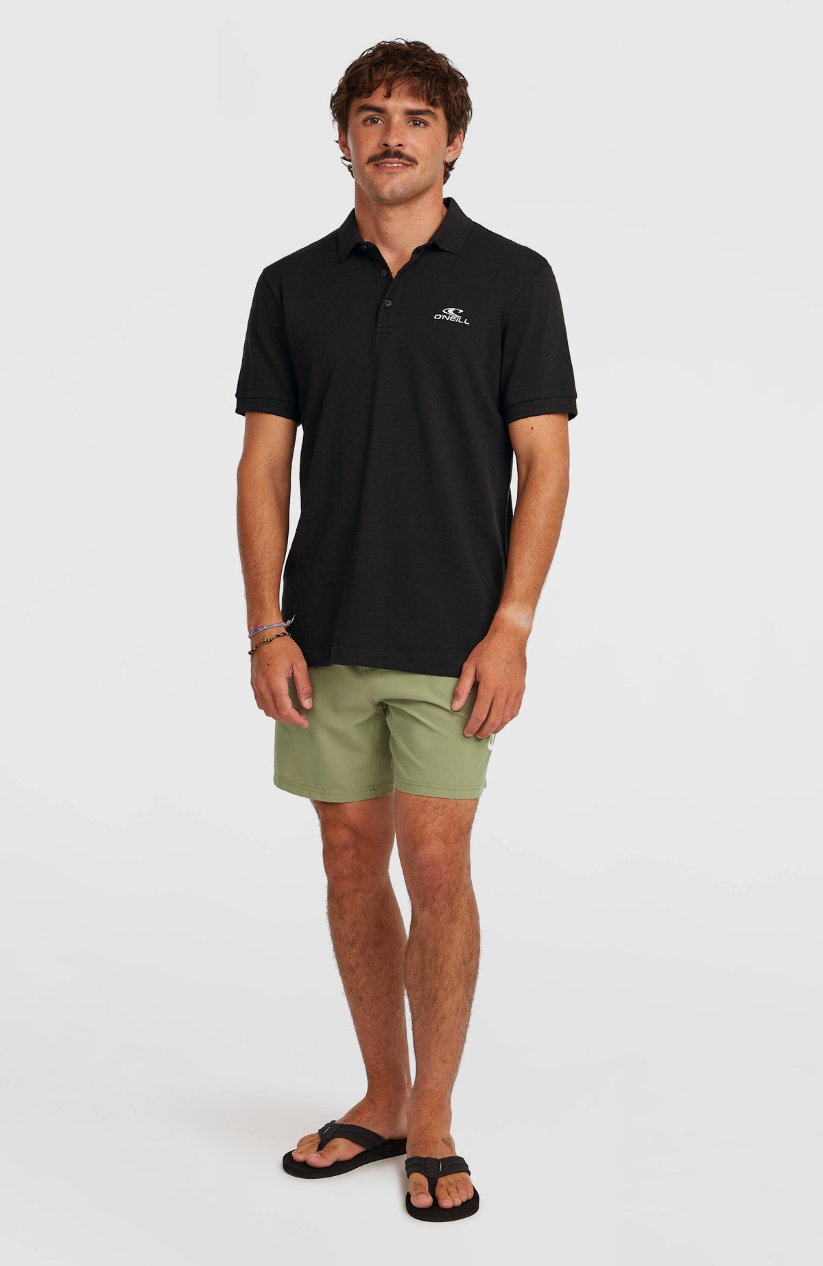 Slub polo | Black Out