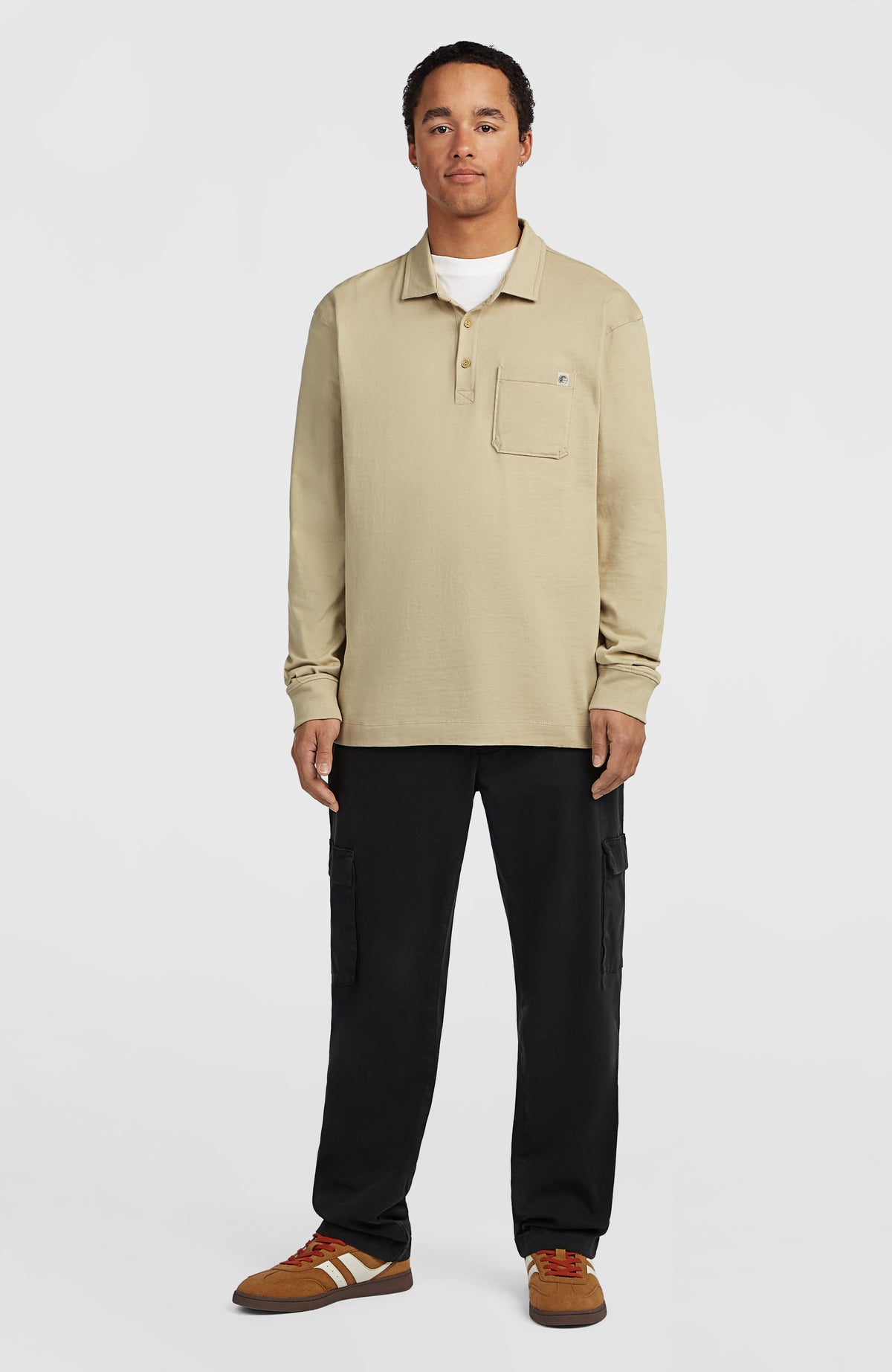 O'Riginals polo met lange mouwen | Olive Blush