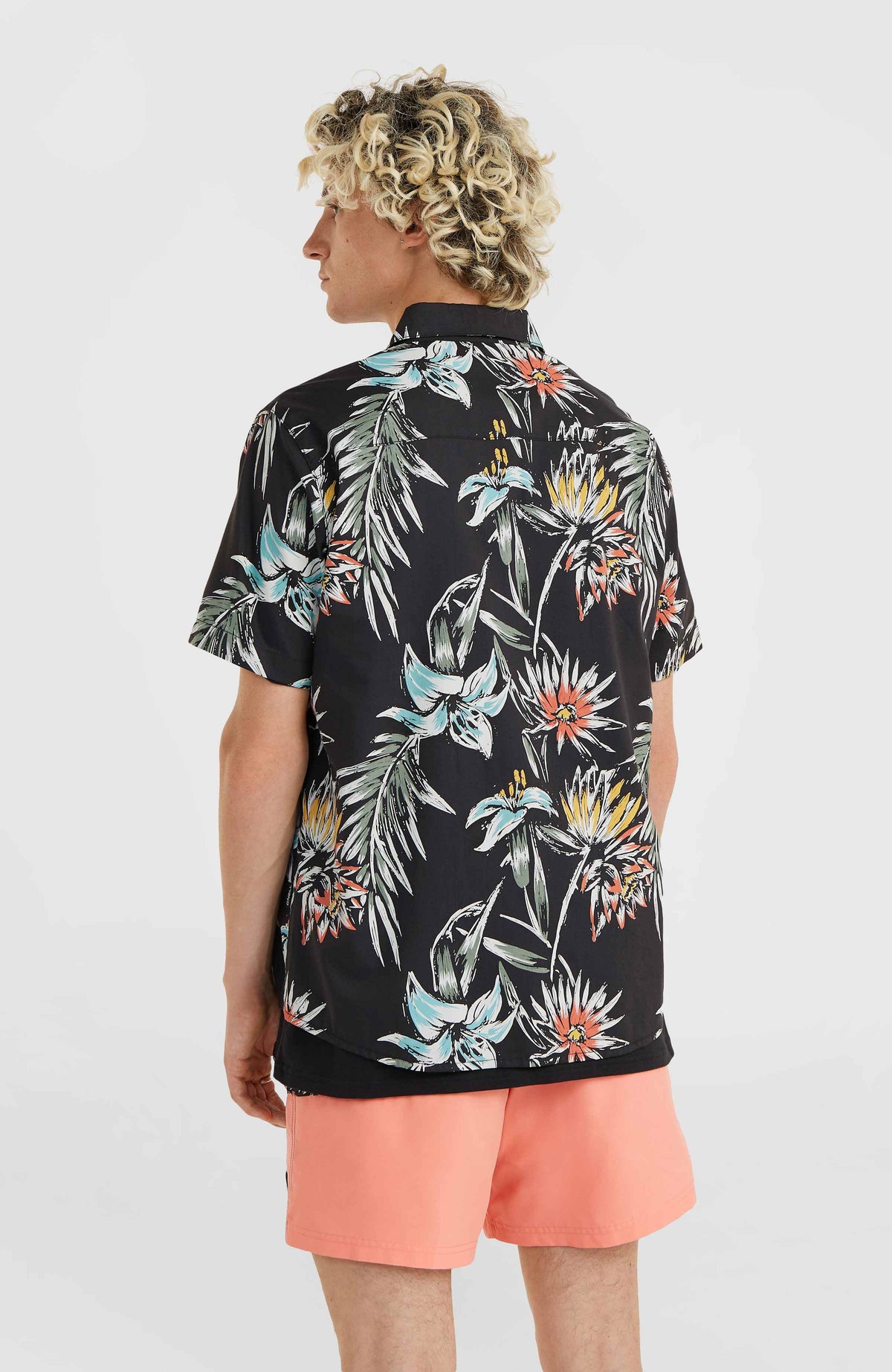 Mix and Match Floral overhemd | Black Tropicana