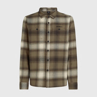 Check flanellen overhemd | Brown Check Small