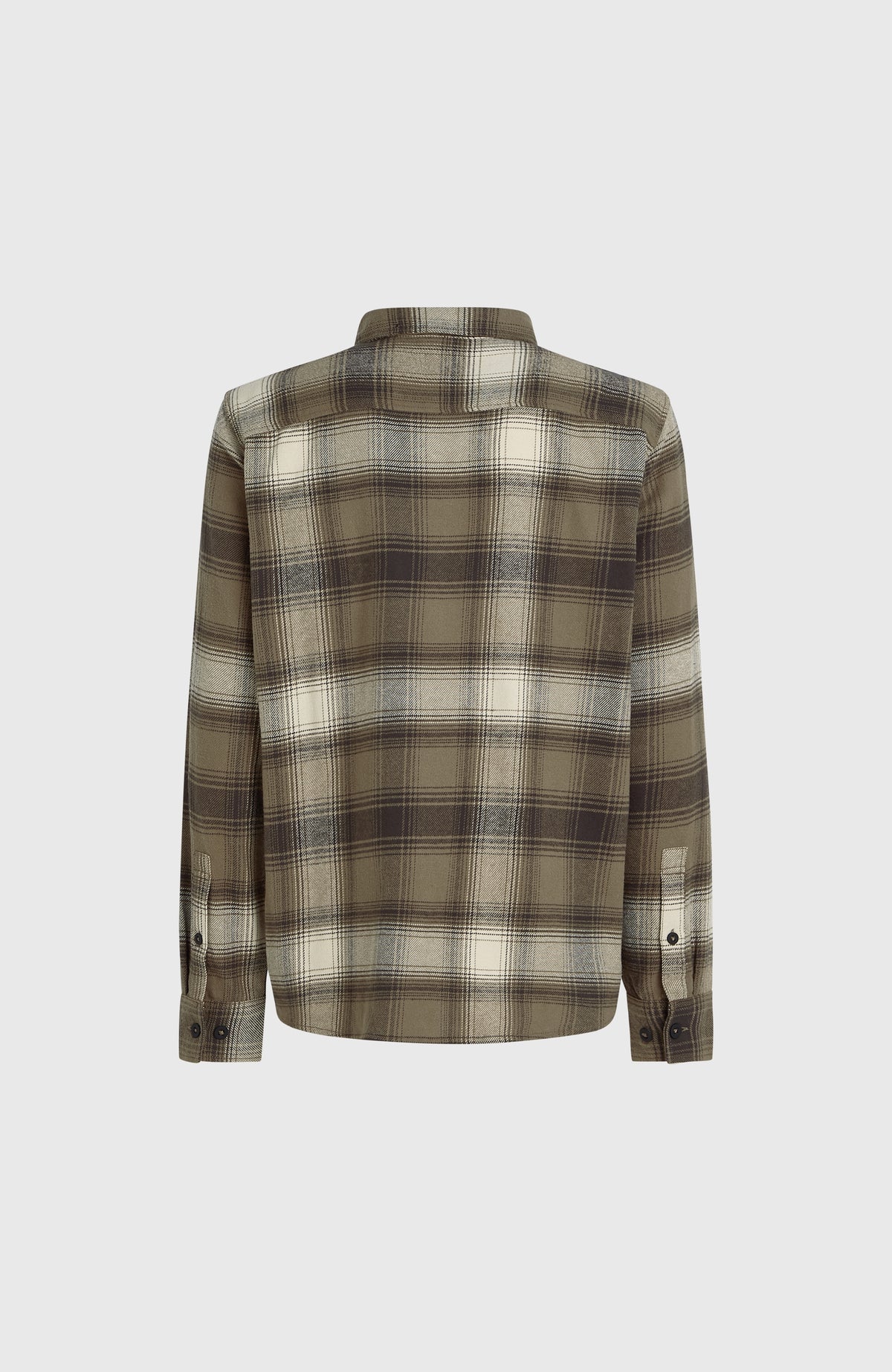 Check flanellen overhemd | Brown Check Small