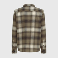 Check flanellen overhemd | Brown Check Small