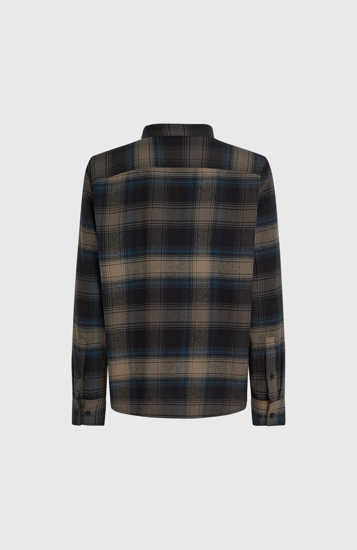 Check flanellen overhemd | Black Check Small