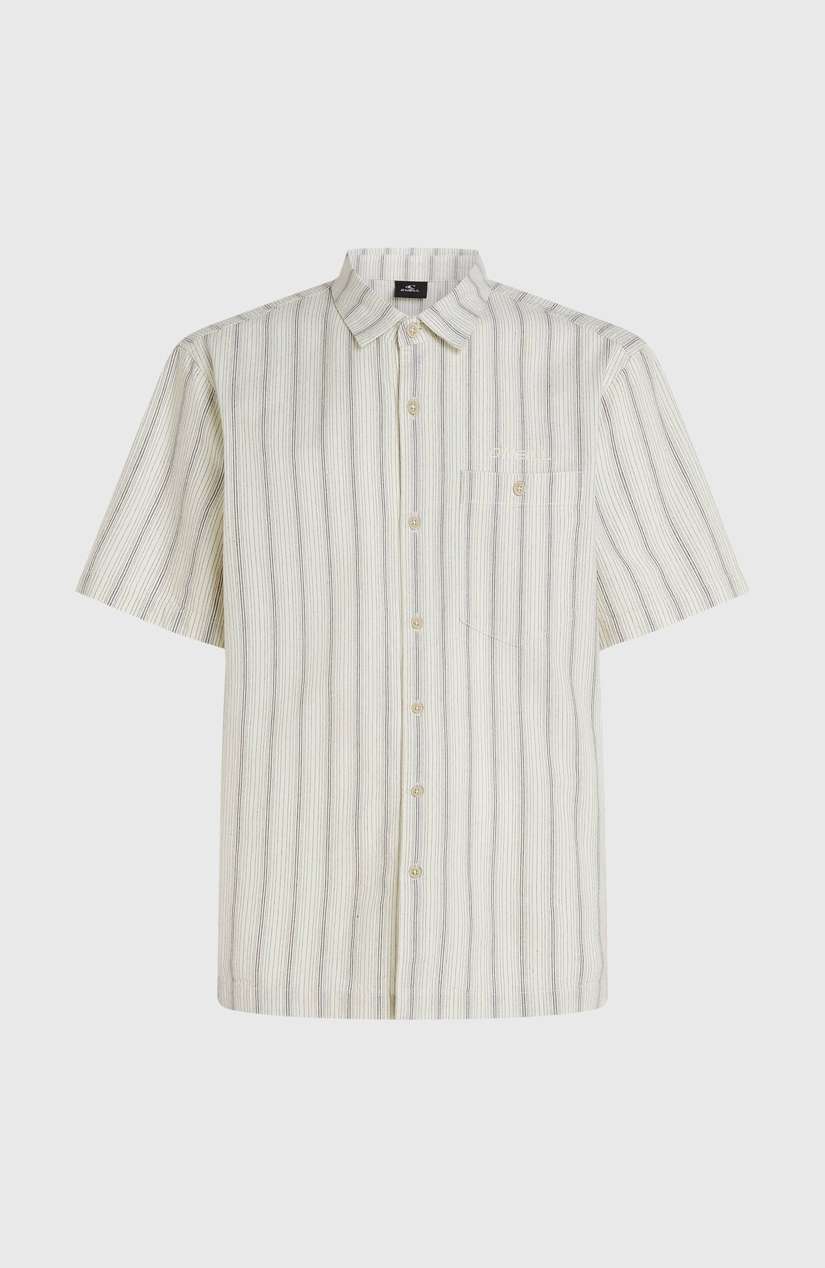 Jacquard Stripe overhemd | Beige Cali Stripe