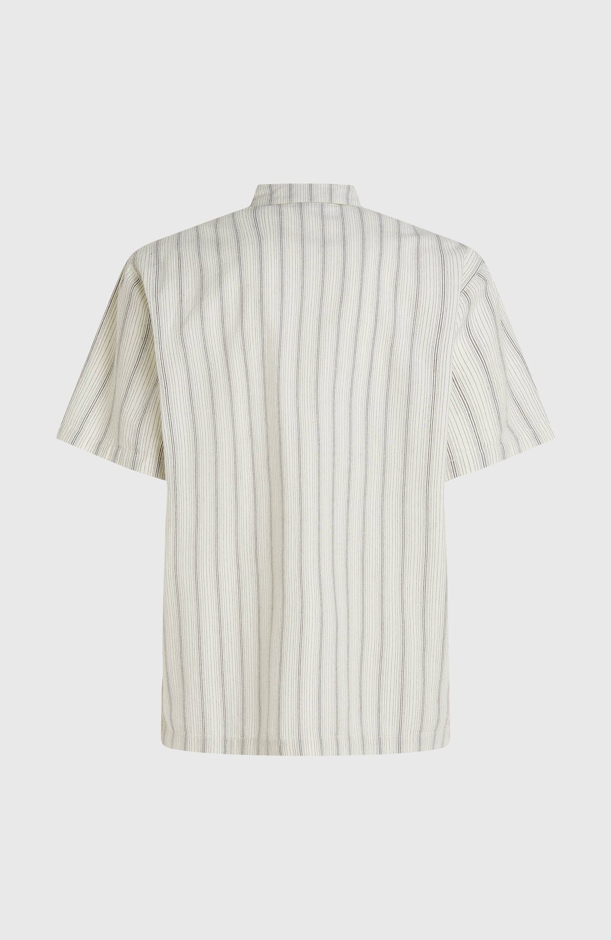 Jacquard Stripe overhemd | Beige Cali Stripe