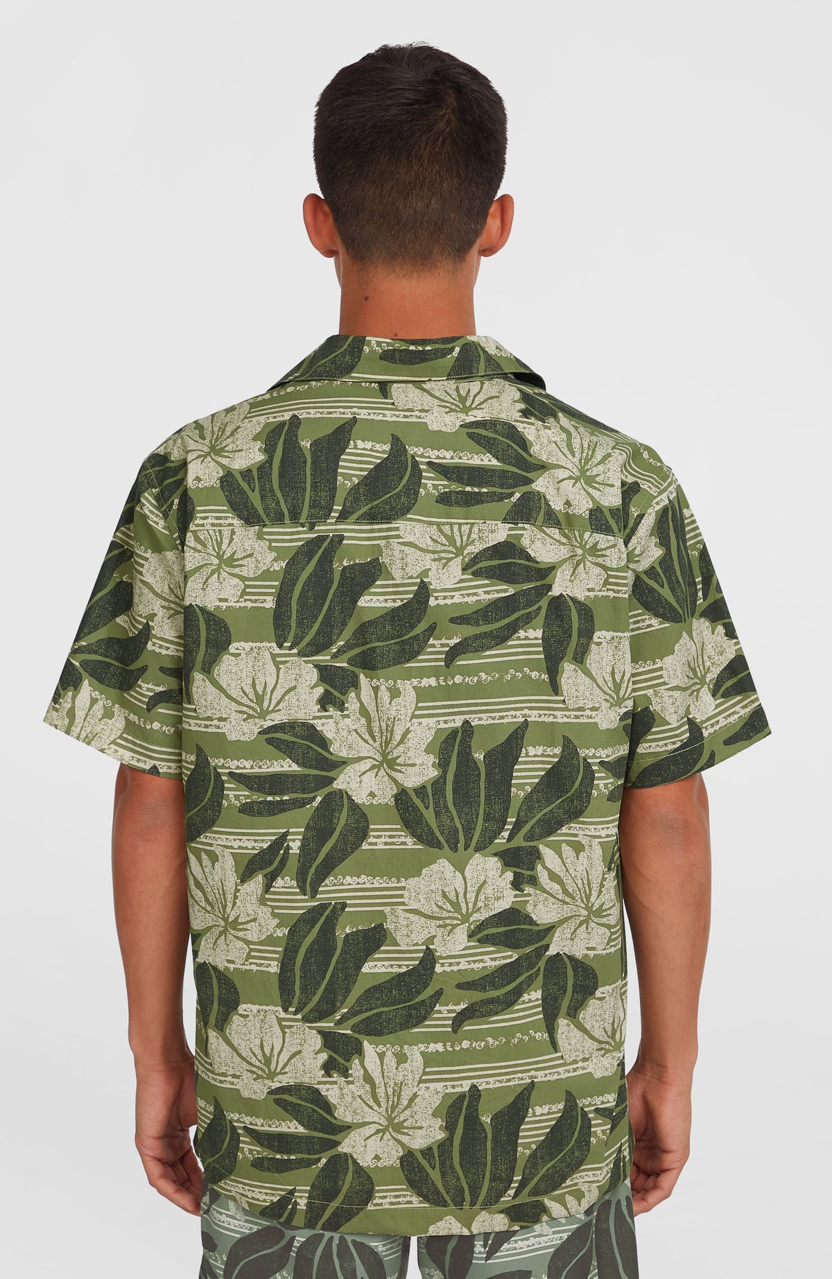 Print overhemd | Green Dusty Flower